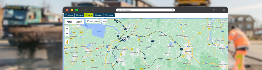 Digitale routeplanning van geoCapture