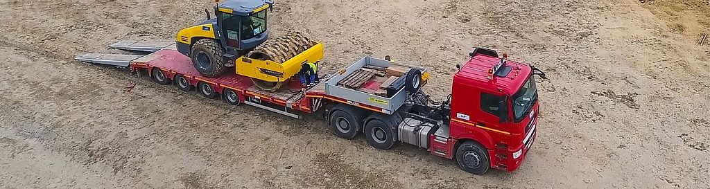 Eenvoudig  bouwmachinetransport inplannen