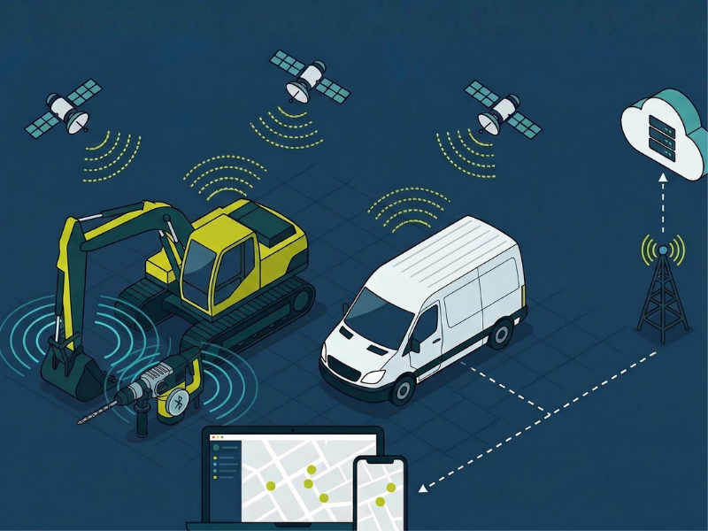 geoCapture voertuig tracking gevisualiseerd
