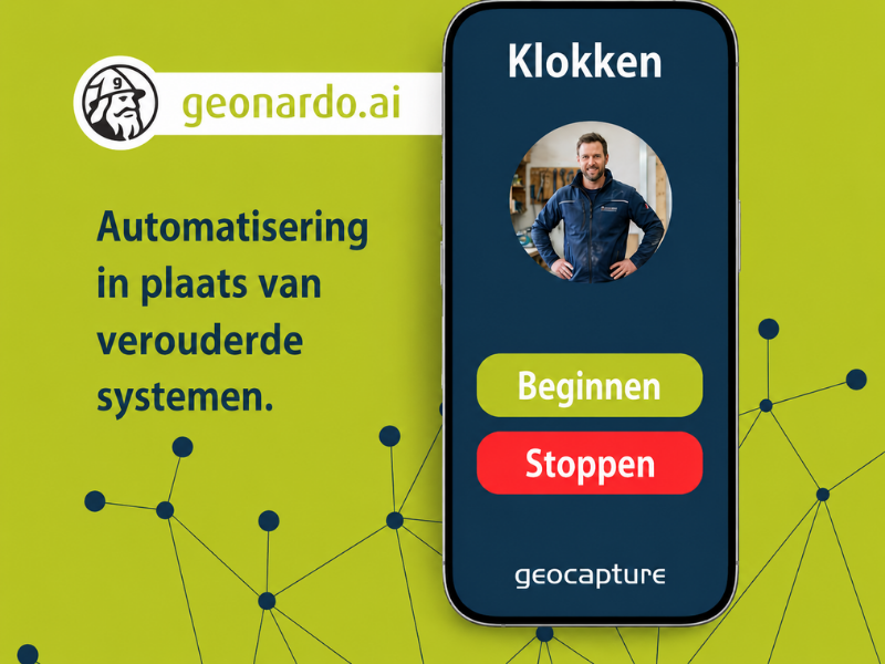 geonardo.ai in gebruik bij geoCapture in tijdregistratie